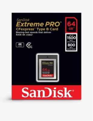 SANDISK: Extreme PRO® 64GB CFexpress™ Type B Memory Card