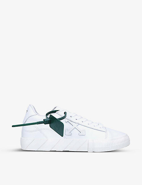 OFF-WHITE C/O VIRGIL ABLOH: Vulcanized leather trainers
