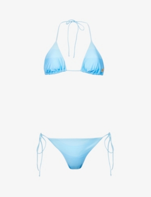 Buy Casablanca Gradient Bikini Swimsuit 'Light Blue' - WS22 SWM