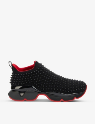 CHRISTIAN LOUBOUTIN - Spike Sock neoprene trainers | Selfridges.com