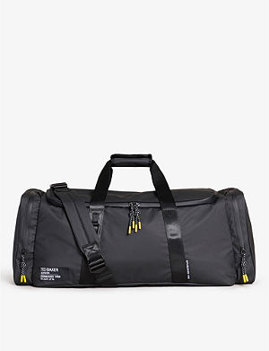 Logo gym cotton-blend duffle bag Selfridges & Co Men Accessories Bags Sports Bags 