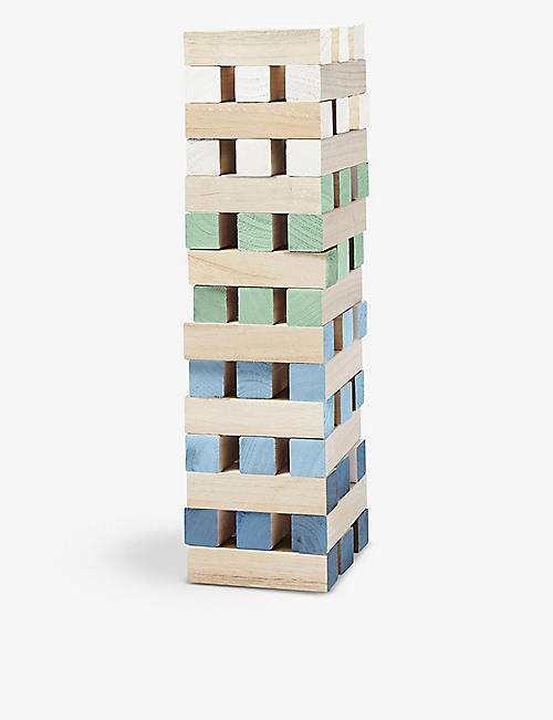 SUNNYLIFE：Jumbling Tower 木质玩具套装 18 厘米