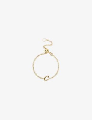 The Alkemistry Love Letter C Initial 18ct Yellow-gold Ring In 18ct Yellow Gold