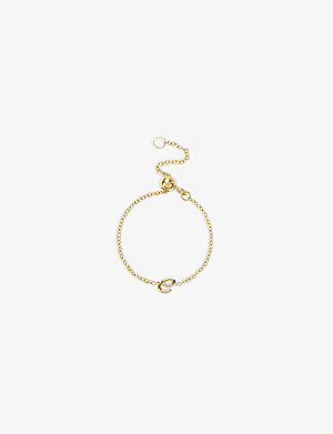 THE ALKEMISTRY Love Letter E Initial 18ct yellow-gold ring