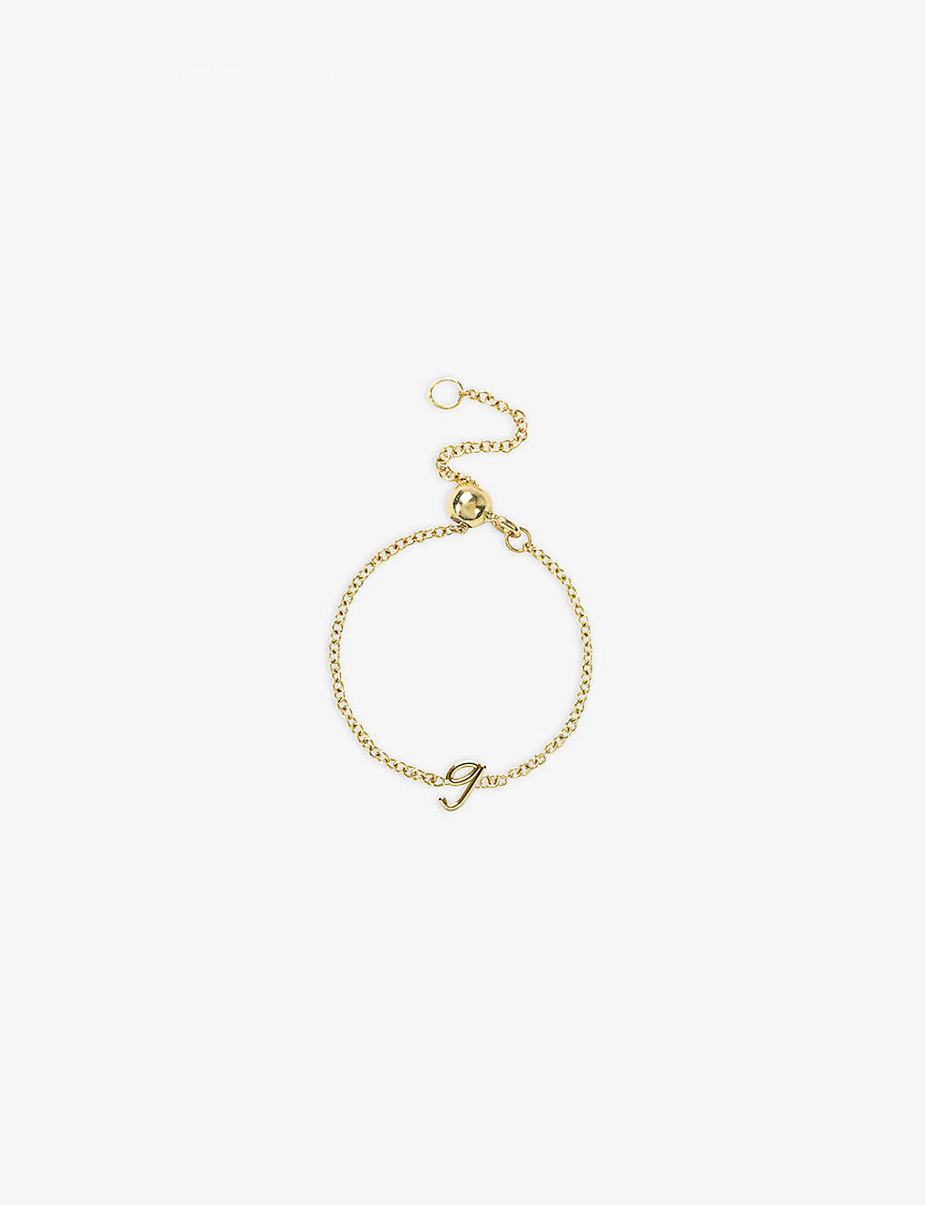 The Alkemistry Love Letter G Initial 18ct Yellow-gold Ring In 18ct Yellow Gold