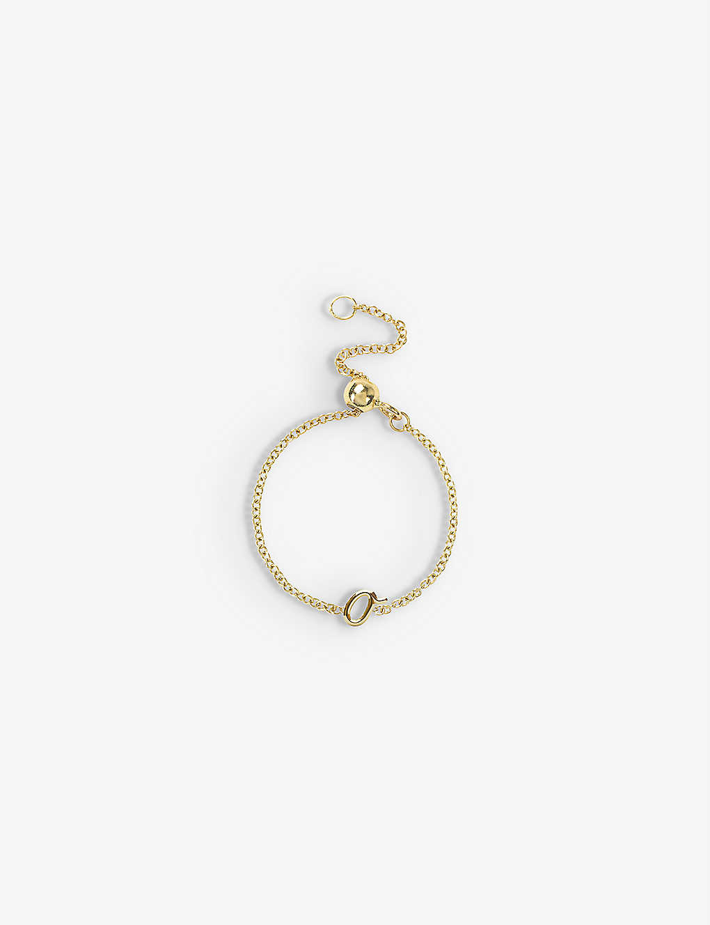 The Alkemistry Love Letter O Initial 18ct Yellow-gold Ring In 18ct Yellow Gold
