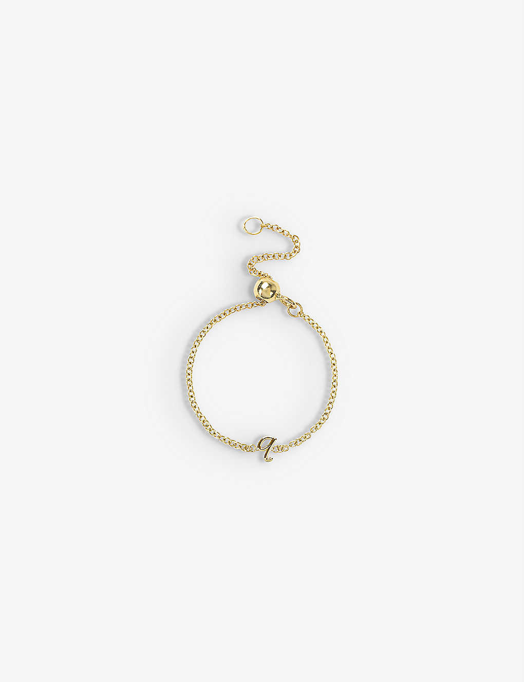 The Alkemistry Love Letter Q Initial 18ct Yellow-gold Ring In 18ct Yellow Gold