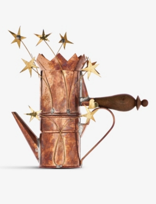 ALESSI: Con Cuore e Stelle copper cafetiere 19cm