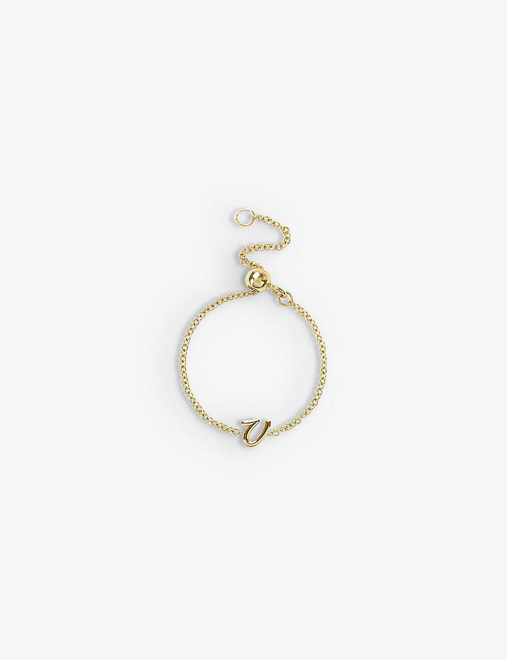 The Alkemistry Love Letter V Initial 18ct Yellow-gold Ring In 18ct Yellow Gold