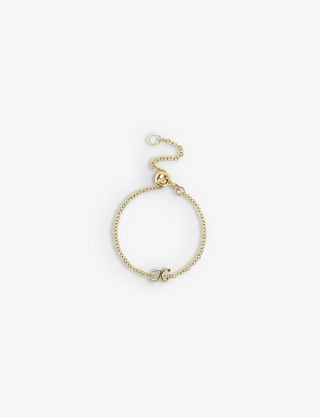The Alkemistry Love Letter X Initial 18ct Yellow-gold Ring In 18ct Yellow Gold