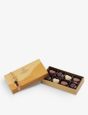 GODIVA: Gold Collection eight-piece chocolate box 90g