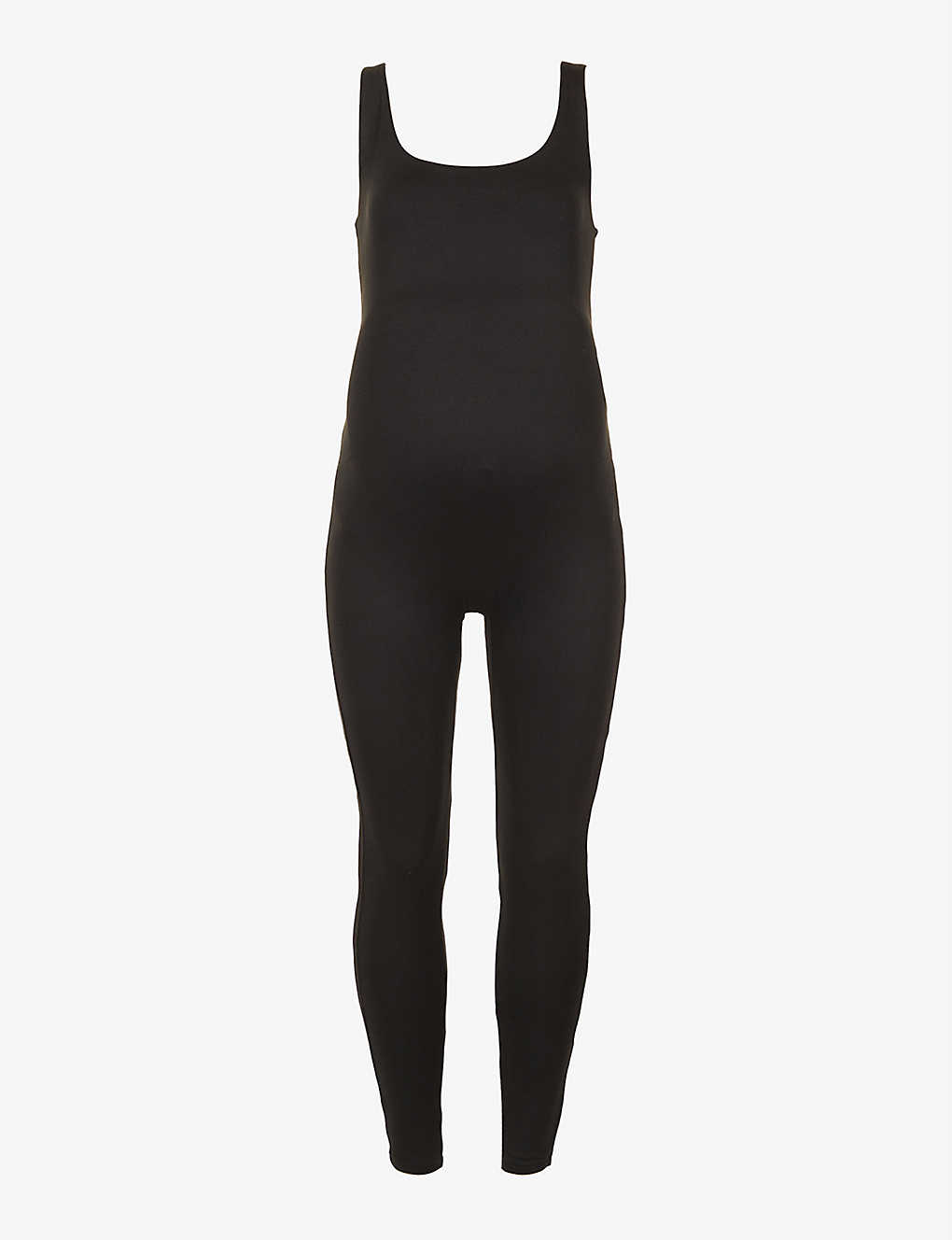 Bumpsuit Maternity The Lucy Stretch-jersey Unitard In Black