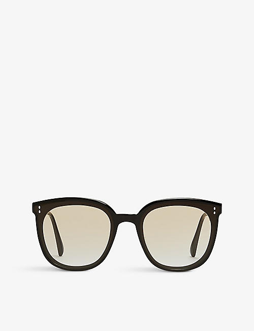 GENTLE MONSTER: ROSY-01(BRG) square-frame acetate sunglasses