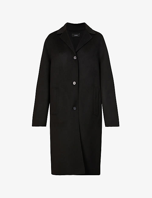 JOSEPH: Relaxed-fit wool and cashmere-blend coat