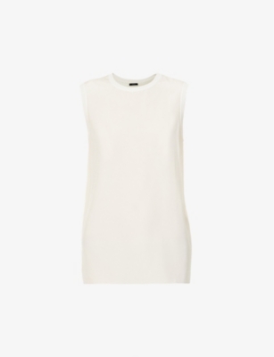 Shop Joseph Women's Ivory Bley Sleeveless Silk Top