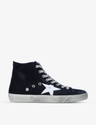 GOLDEN GOOSE: Women's Francy Penstar 50517 suede high-top trainers