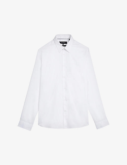 TED BAKER: Holmes slim-fit cotton shirt