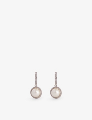 Selfridges store pearl earrings