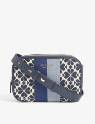 KATE SPADE NEW YORK Spade Flower woven camera bag Selfridges
