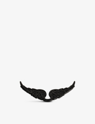 ZADIG&VOLTAIRE: Swing your Wings rhinestone-encrusted metal badge