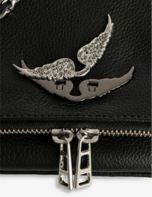 ZADIG&VOLTAIRE: Swing your Wings rhinestone-encrusted metal badge