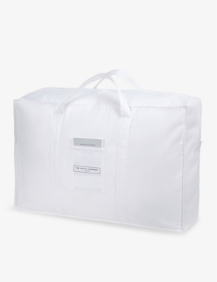 The White Company Canadian 10.5 Tog Goose-down And Cotton-sateen Super-king Duvet 260cm X 220cm In None/clear