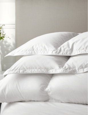 Shop The White Company / Ultimate Symons 10.5 Tog Cotton Sateen And Goose-down Duvet In None/clear