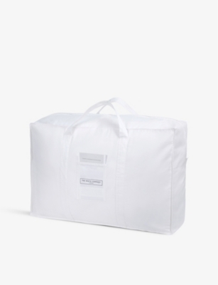The White Company Hungarian 10.5 Tog Cotton, Goose-down And Feather Single Duvet In None/clear