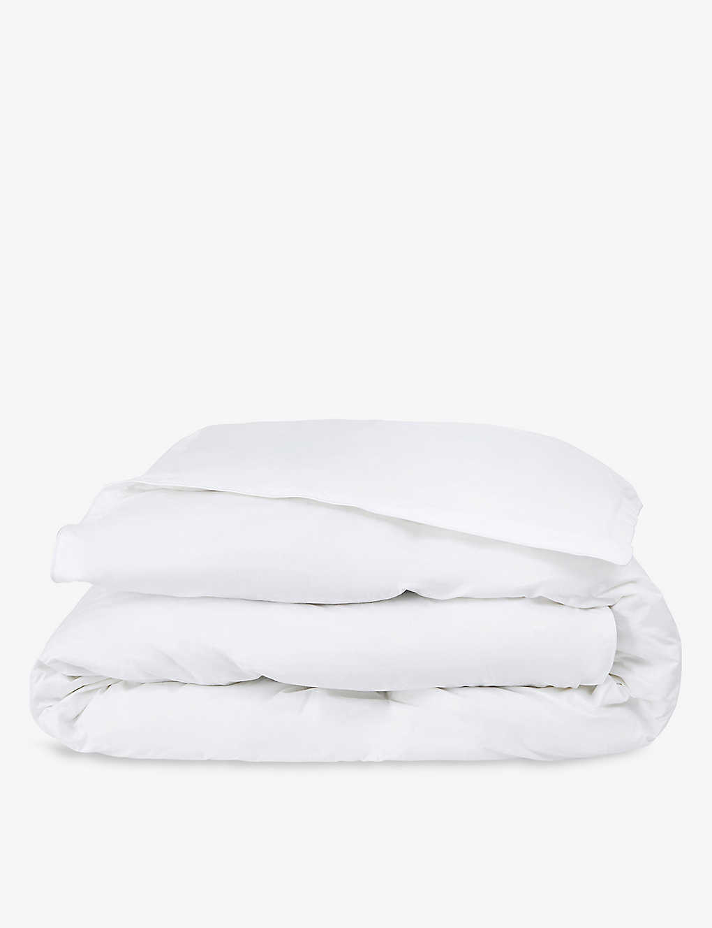 The White Company Hungarian 13.5 Tog Cotton, Goose-down And Feather Single Duvet In None/clear