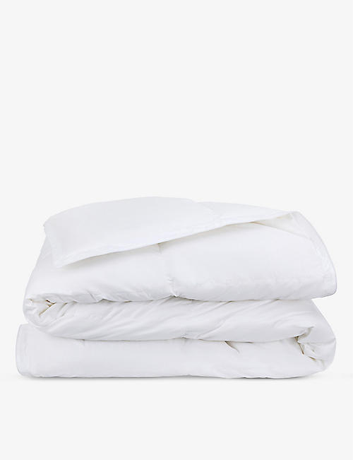 THE WHITE COMPANY: Canadian 10.5 tog double goose-down and cotton-sateen duvet