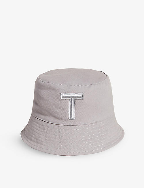 TED BAKER: Teri embroidered cotton bucket hat
