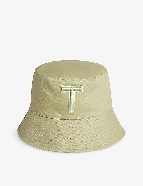 TED BAKER：Teri 刺绣棉质渔夫帽