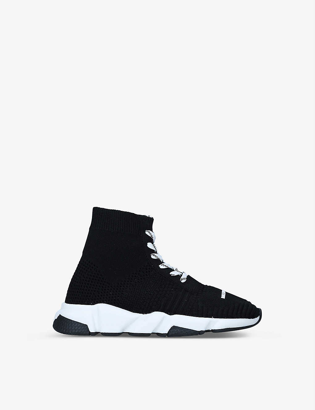 BALENCIAGA SPEED HIGH-TOP KNITTED TRAINERS 4-7 YEARS,54600370