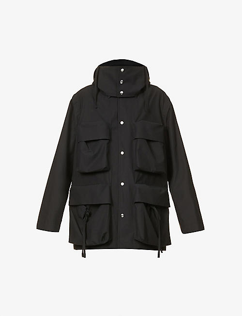 OAMC: Puff relaxed-fit cotton hooded jacket