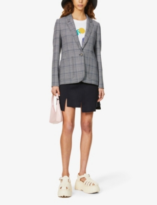 womens grey blazer