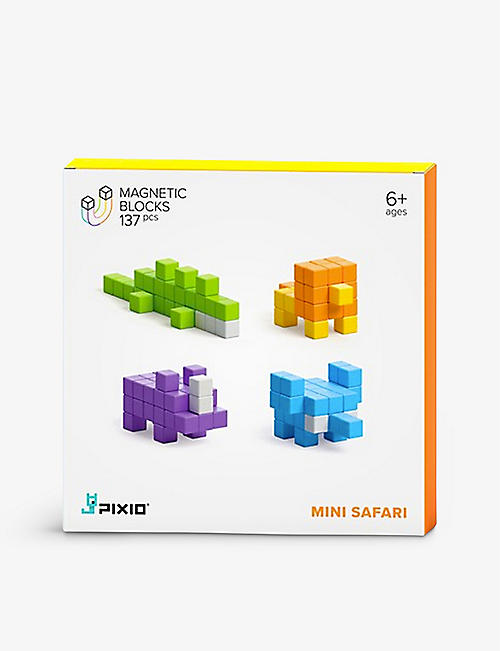 THE TECH BAR: PIXIO Story Series Mini Safari magnetic blocks set 137 pieces