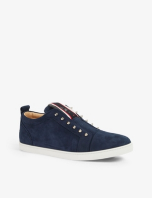 CHRISTIAN LOUBOUTIN Fav Fique A Vontade suede trainers