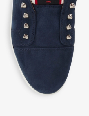 CHRISTIAN LOUBOUTIN Fav Fique A Vontade suede trainers