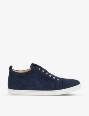 CHRISTIAN LOUBOUTIN Fav Fique A Vontade suede trainers