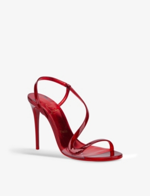 CHRISTIAN LOUBOUTIN Rosalie 100 patent leather sandals