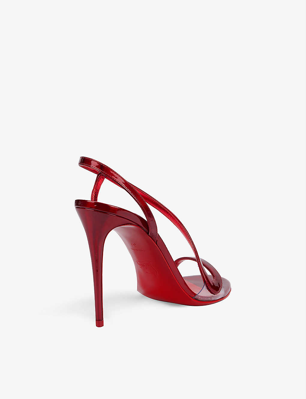 CHRISTIAN LOUBOUTIN Rosalie 100 patent leather sandals