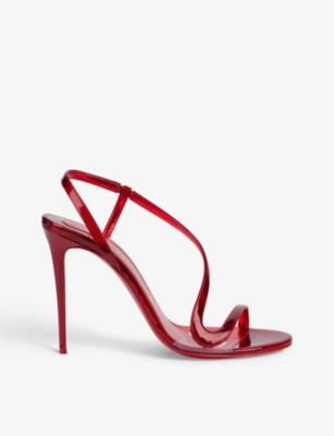 CHRISTIAN LOUBOUTIN Rosalie 100 patent leather sandals