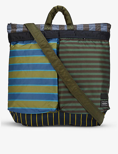 PAUL SMITH ACCESSORIES: Paul Smith x Porter-Yoshida & Co. striped nylon tote bag