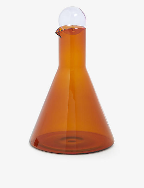 SOPHIE LOU JACOBSEN：Bilboquet 玻璃水瓶 24 厘米