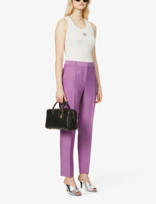 LOEWE: Anagram-embroidered stretch-cotton tank top