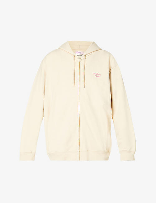 MARTINE ROSE: Novelty relaxed-fit cotton-jersey hoody
