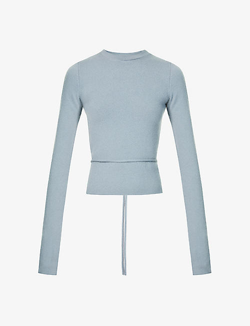 EXTREME CASHMERE: n°202 long-sleeved cashmere-blend jumper