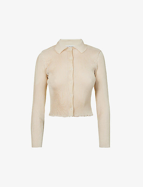 OUR LEGACY: Mazzy semi-sheer woven top