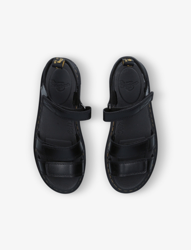 Klaire brand pull-tab leather sandals