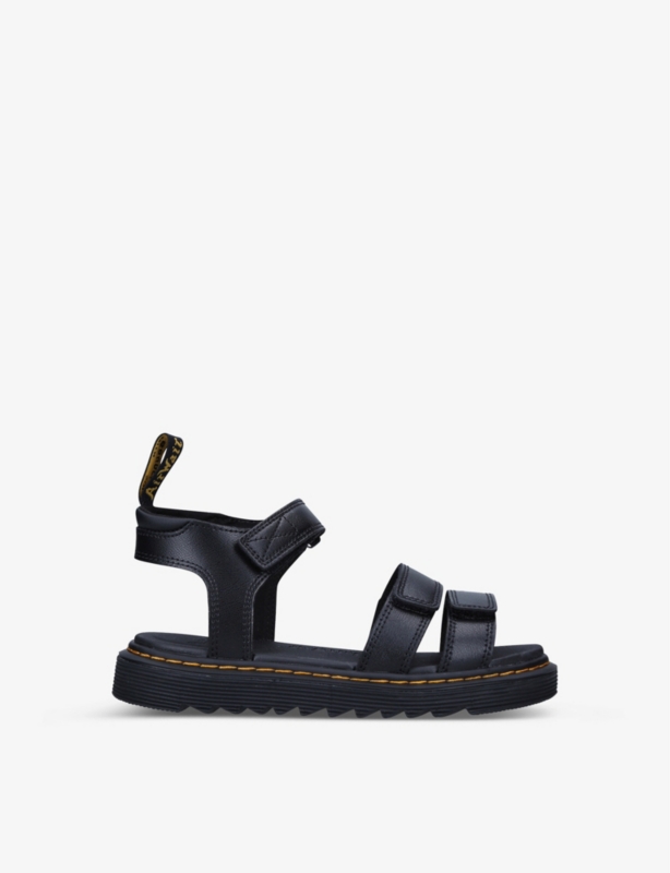 Klaire brand pull-tab leather sandals
